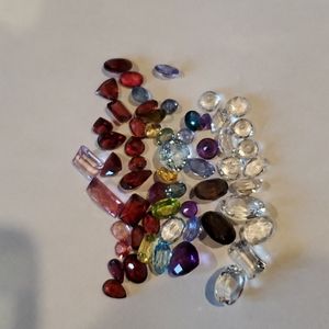 50 Carats Mixed Facet Genuine Gemstones